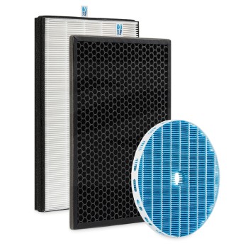 Komplet filtrów HEPA + węglowy + nawilżający FY1410 + FY1413 + FY2425 do Philips AC2721 Zamienniki FA501432752