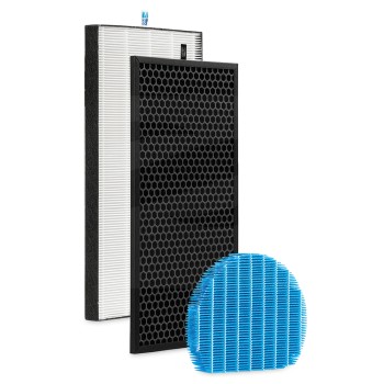 Sharp KC-D40EU-B | Komplet filtrów HEPA + węglowy + nawilżający FZ-D40HFE + FZ-D40DFE + FZ-A61MFR Zamienniki FA512022815