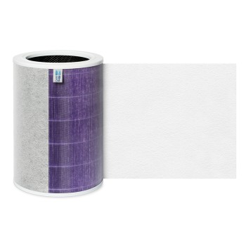 Xiaomi Mi Air Purifier 3/3C/3H | Komplet filtr HEPA Purple + bawełna elektrostatyczna Zamienniki FA522262866