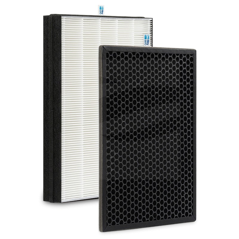 Komplet filtrów HEPA + węglowy FY2422 + FY2420 do Philips AC3829 Zamienniki FA501442743
