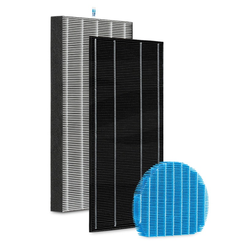 Sharp KC-A50EU-B | Komplet filtrów HEPA + węglowy + nawilżający FZ-A51HFR + FZ-A51DFR + FZ-A61MFR Zamienniki FA512242818