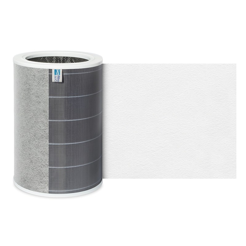 Xiaomi Mi Air Purifier 2/2S/2C/2H | Komplet filtr HEPA Grey + bawełna elektrostatyczna Zamienniki FA522252869