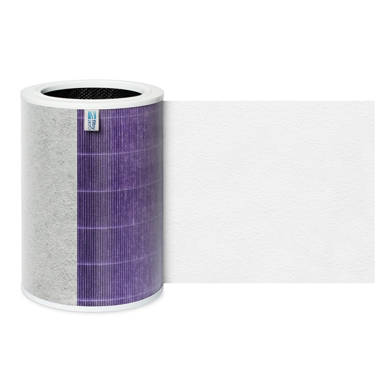 Xiaomi Mi Air Purifier 3/3C/3H | Komplet filtr HEPA Purple + bawełna elektrostatyczna Zamienniki FA522262866
